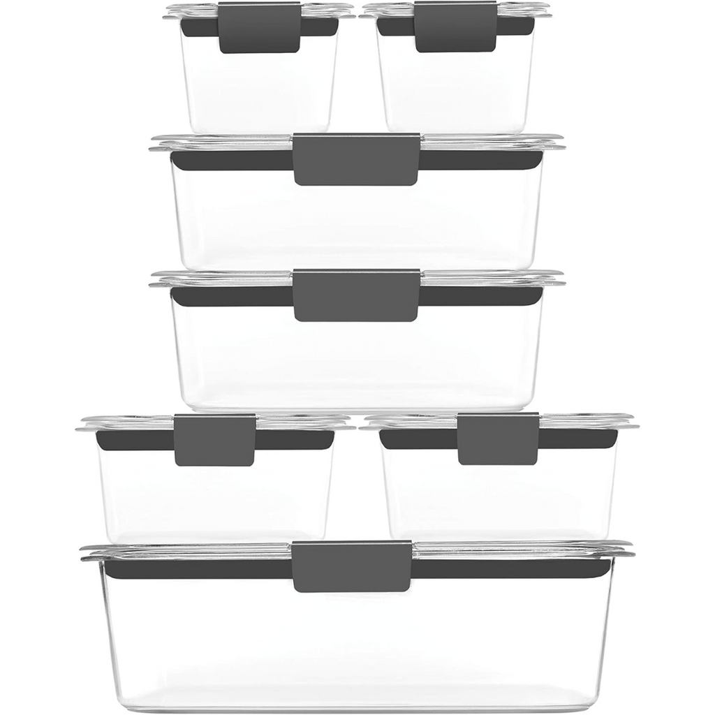Maaltijdcontainers, set van 7