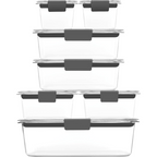 Maaltijdcontainers, set van 7