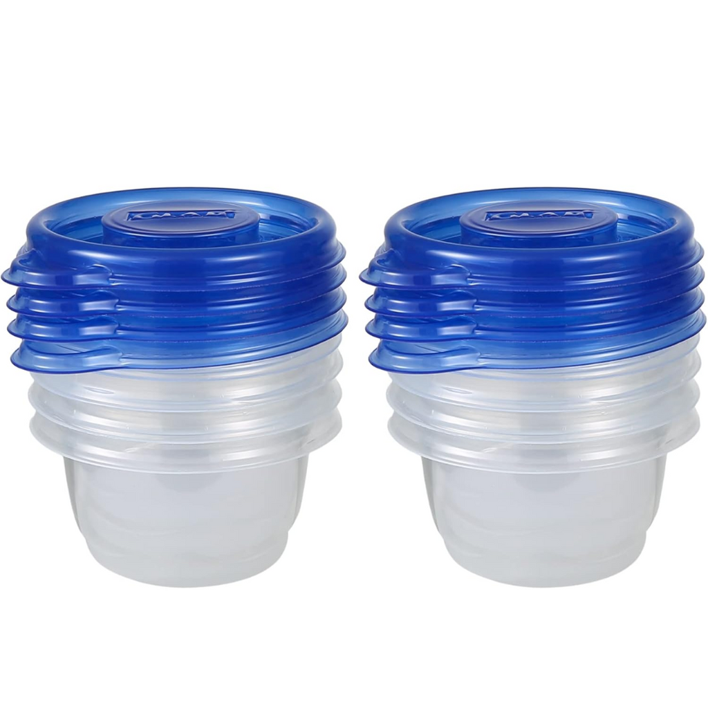 Voedselopslagbakjes van 118 ml met deksel, set van 8