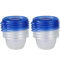 Voedselopslagbakjes van 118 ml met deksel, set van 8