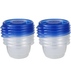 Voedselopslagbakjes van 118 ml met deksel, set van 8