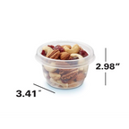 Voedselopslagbakjes van 118 ml met deksel, set van 8