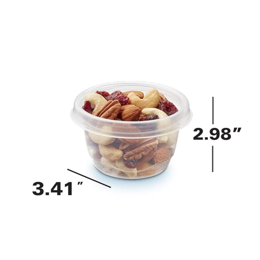 Voedselopslagbakjes van 118 ml met deksel, set van 8
