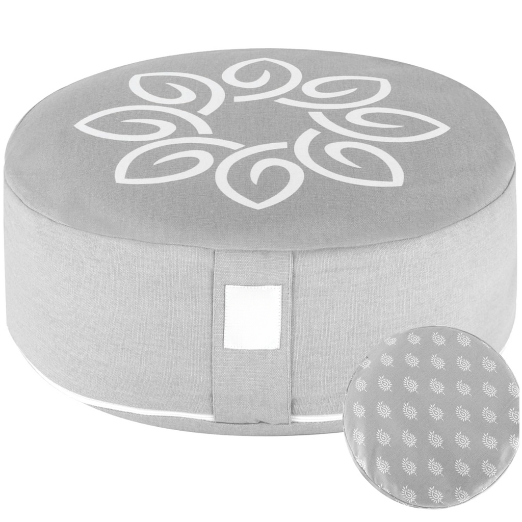Rond boekweit meditatiekussen – 40 cm