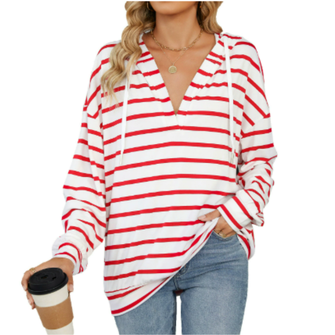 Dames hoodie met flatterende pasvorm