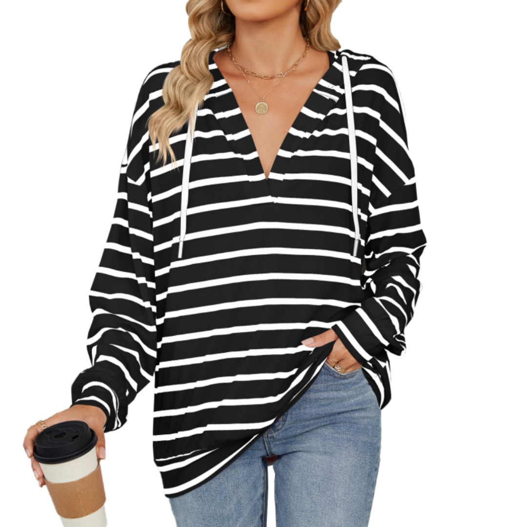 Dames hoodie met flatterende pasvorm