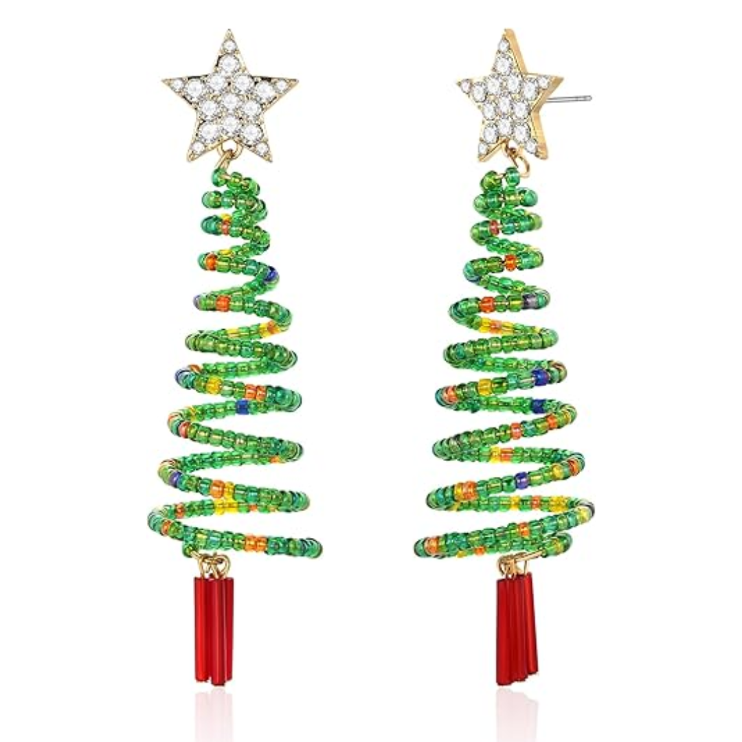 Kerst oorbellen