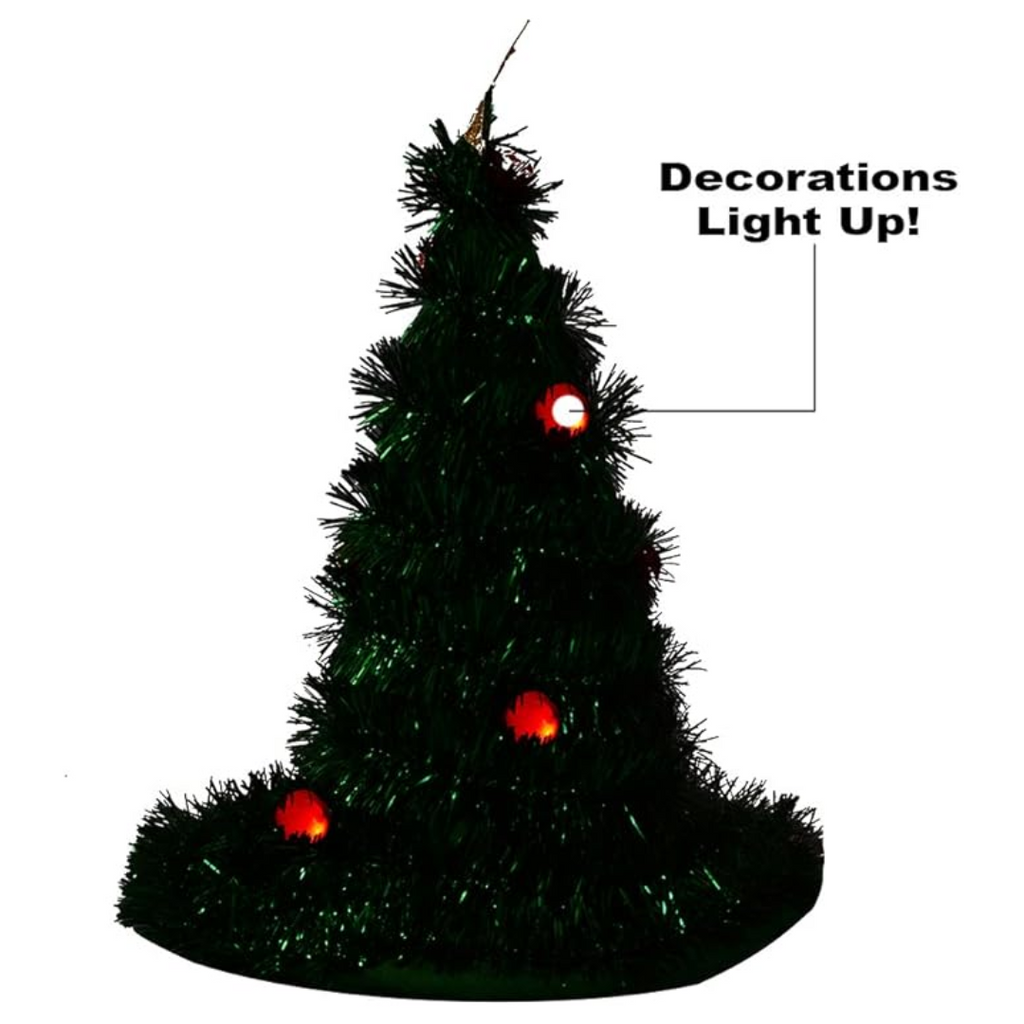 Kerstboom verlichte muts