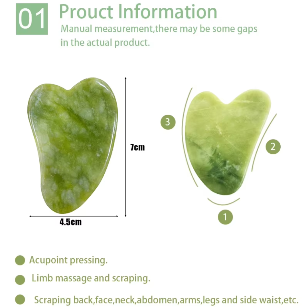 Gua-sha- en jaderollerset Instant Glow
