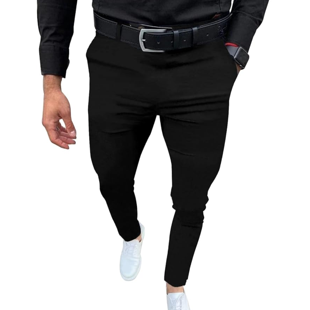 Slim fit stretch heren broek