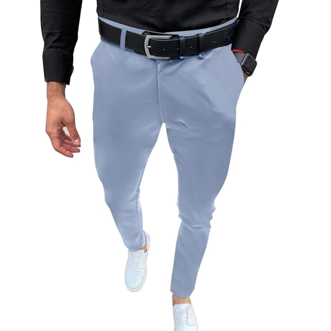 Slim fit stretch heren broek