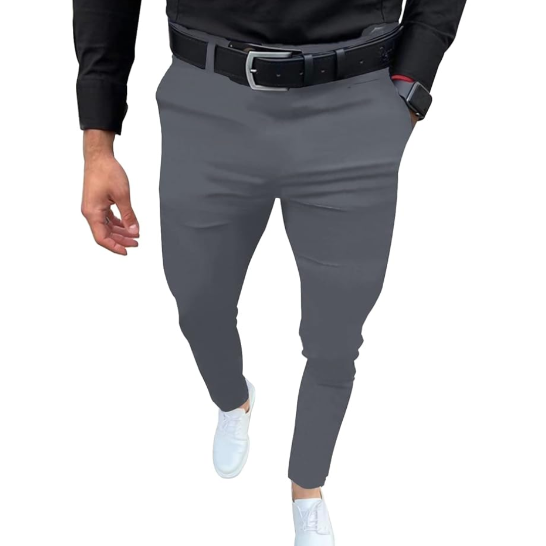 Slim fit stretch heren broek