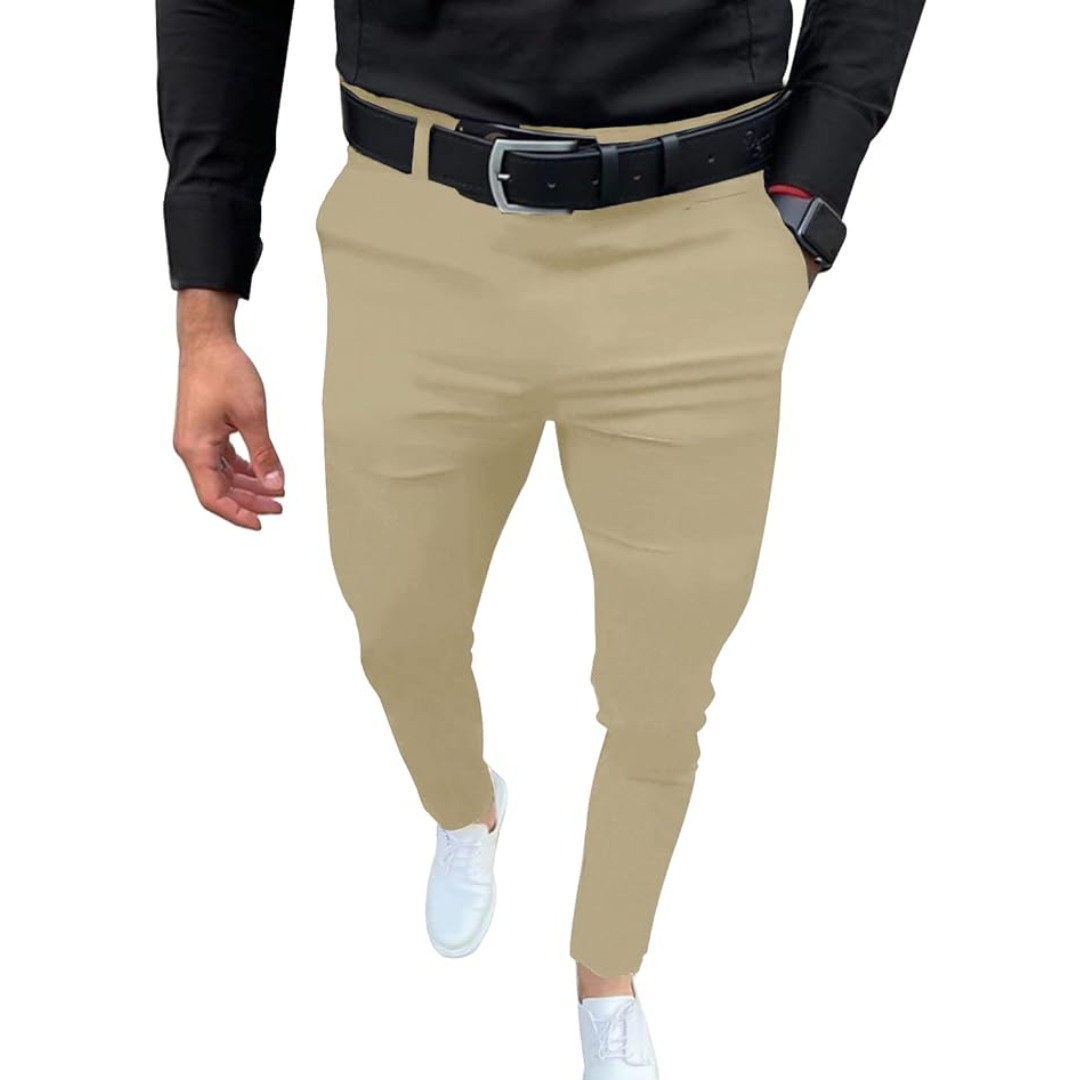 Slim fit stretch heren broek