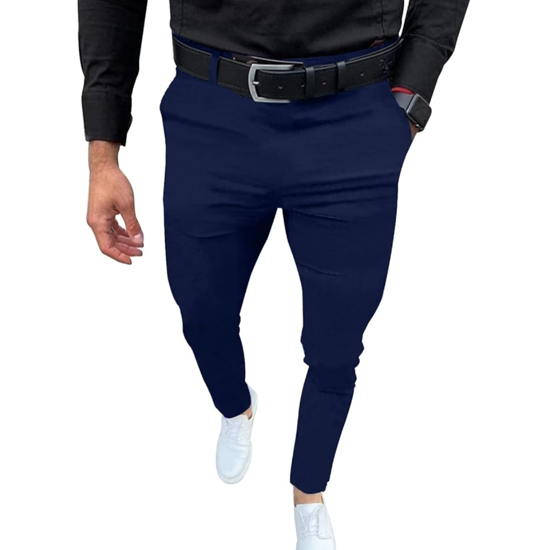 Slim fit stretch heren broek