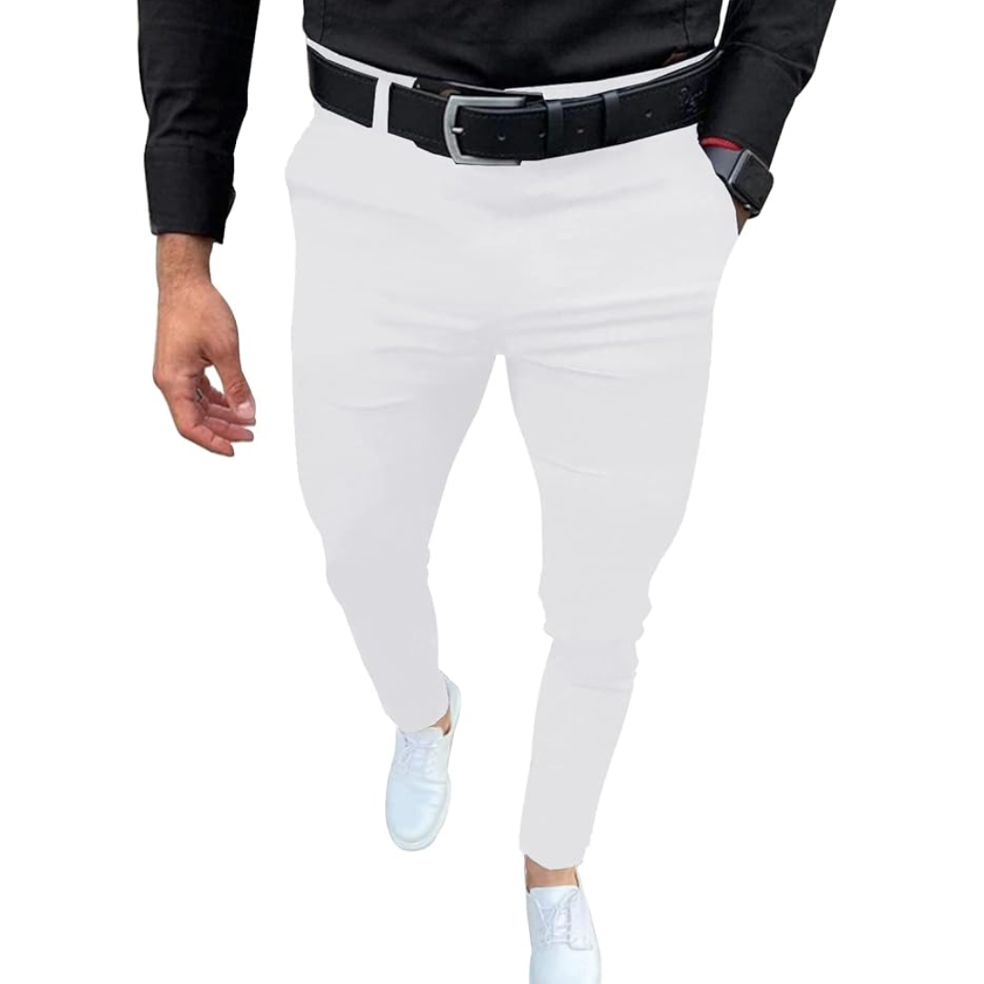 Slim fit stretch heren broek