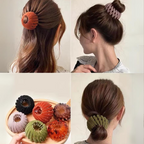 Vogelnest haarclips - set van 3