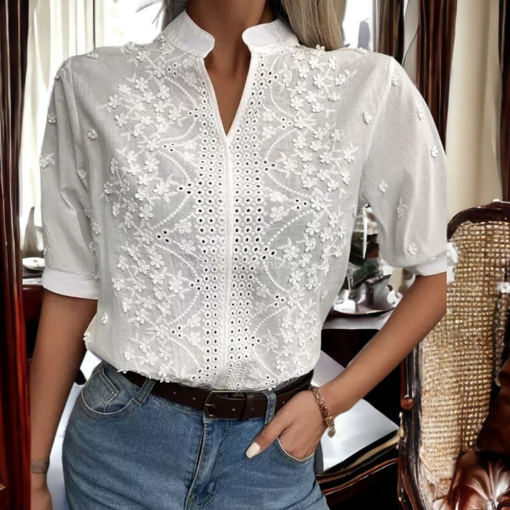 Modernde stijlvolle blouse