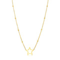 Open ster ketting