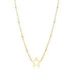 Open ster ketting