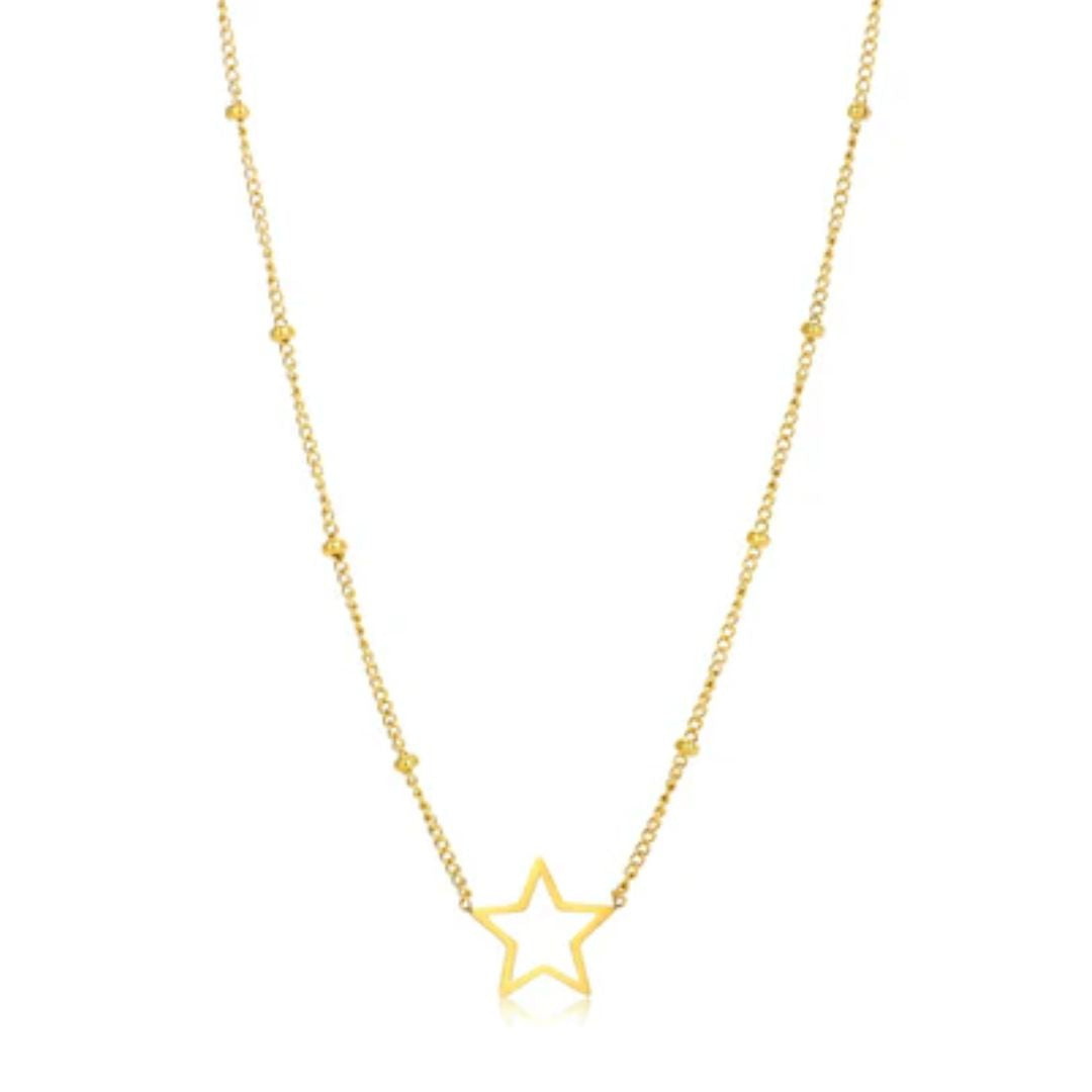 Open ster ketting