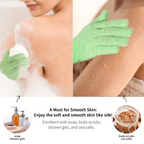 Exfoliërende badhandschoenen, set van 2