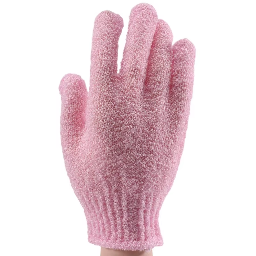 Exfoliërende badhandschoenen, set van 2