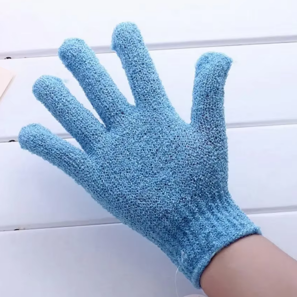 Exfoliërende badhandschoenen, set van 2
