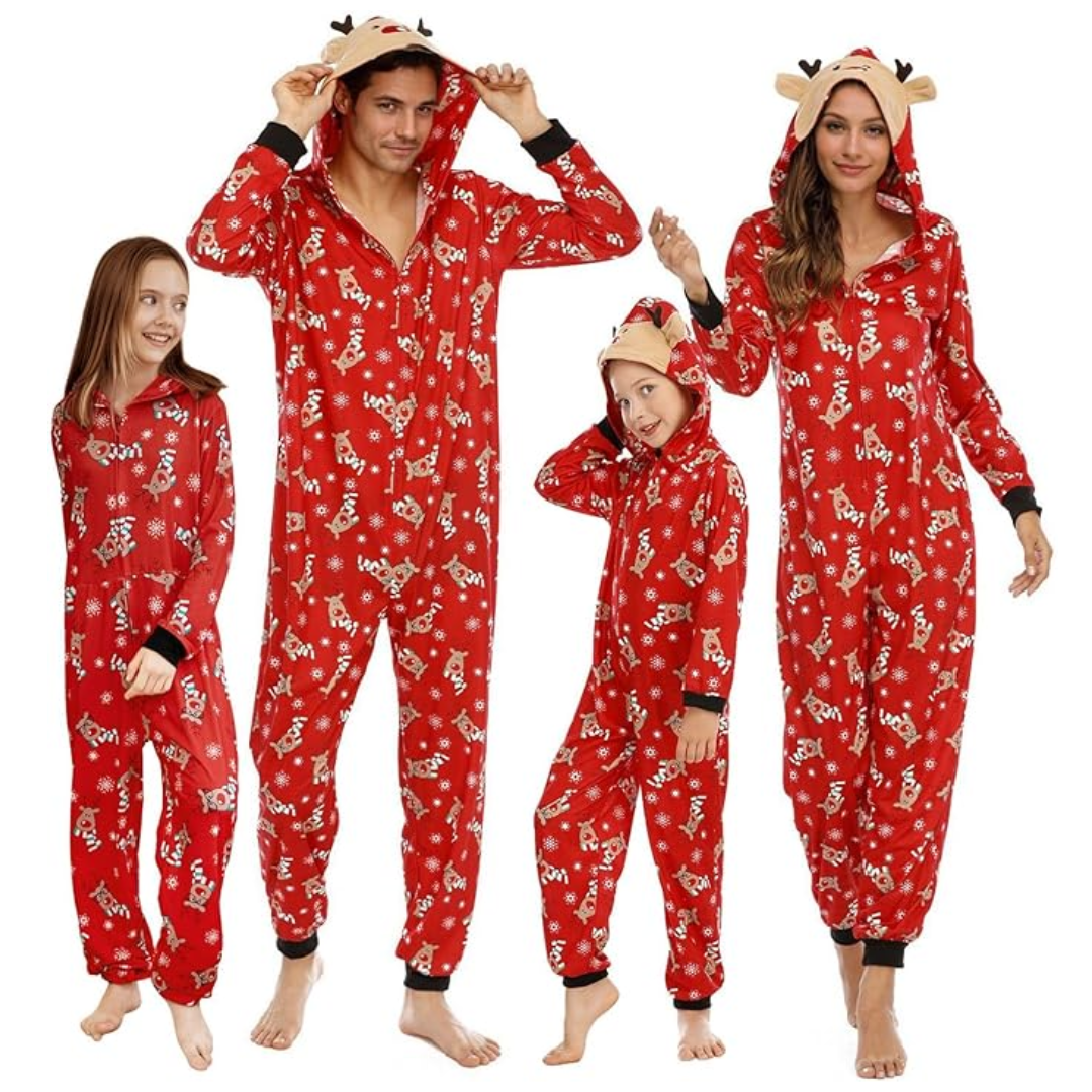 Matching kerstpyjama's voor het hele gezin