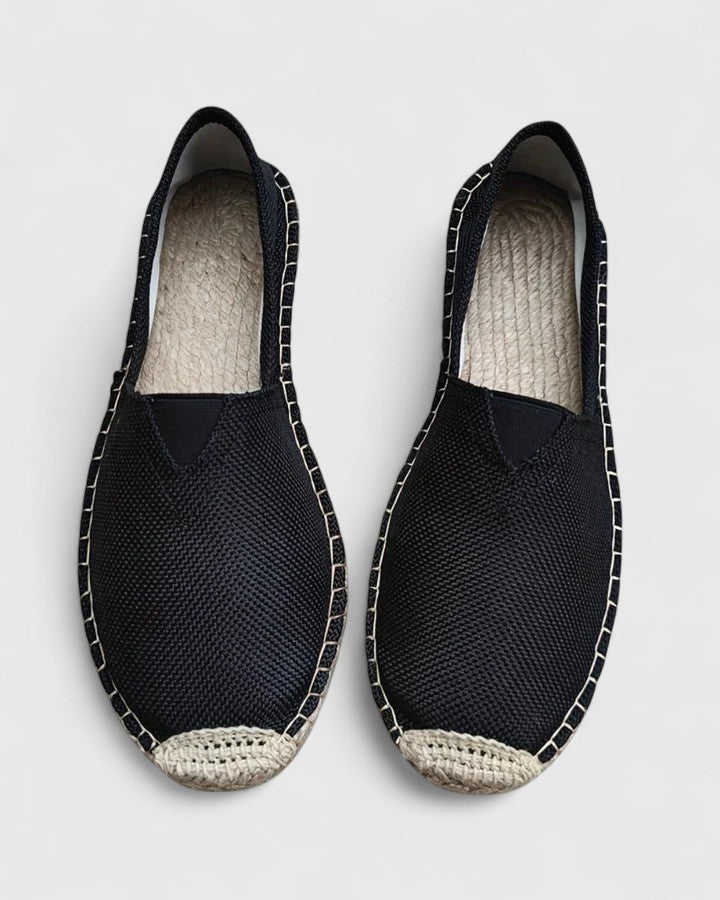 Zachte espadrilles met geweven zool