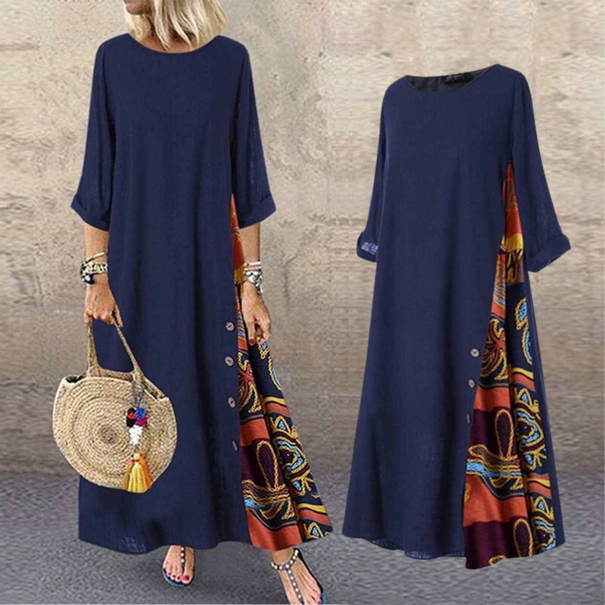 Luchtige zomerjurk met tijdloos design