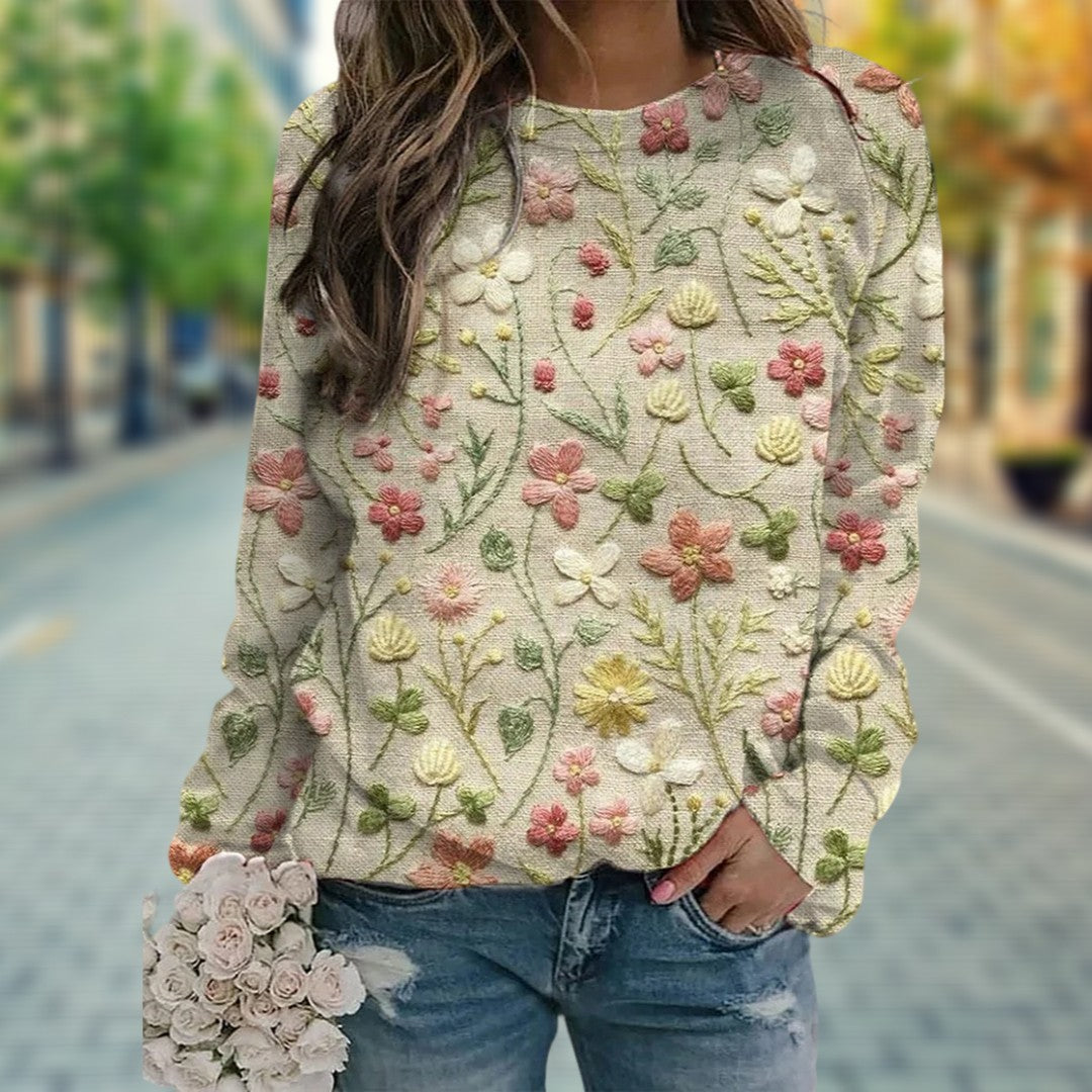 Damestrui met bloemenprint – Liva