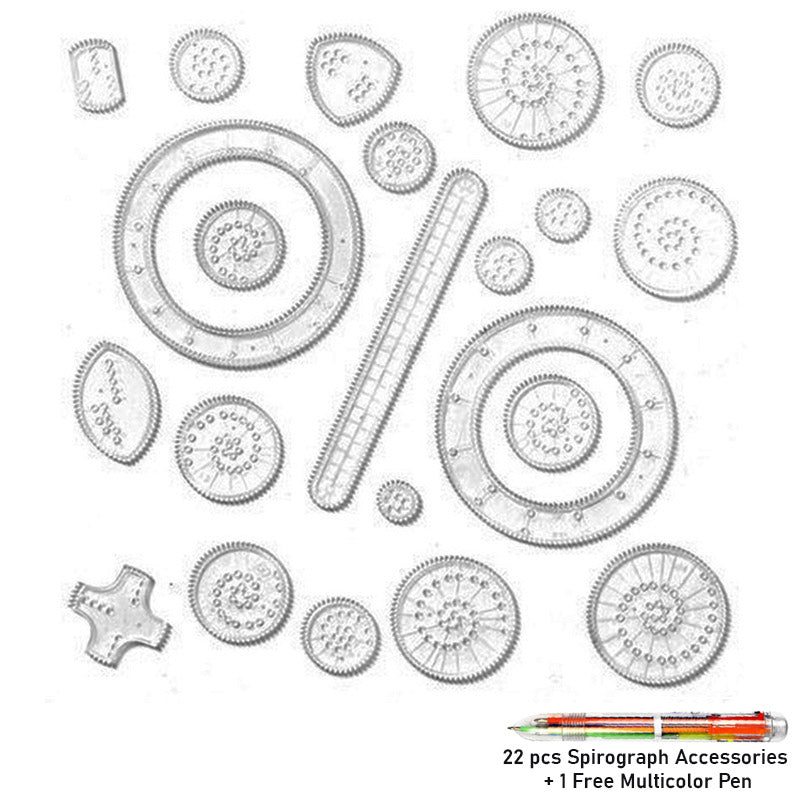 Spirograafset, 22-delig — afbeelding 11