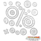 Spirograafset, 22-delig — afbeelding 11