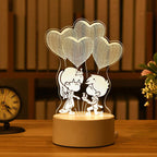 3D-acryllamp met LED