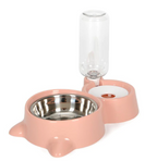 Voerbak voor katten en honden, 2-in-1