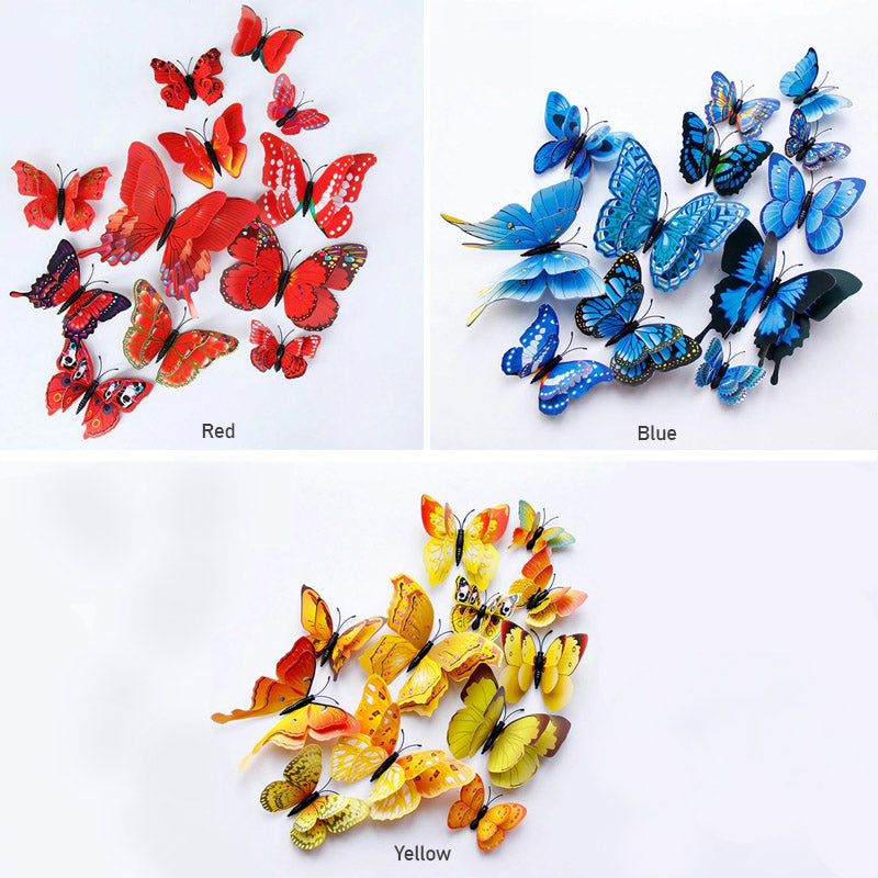 3D-muurstickers met vlinders — afbeelding 14