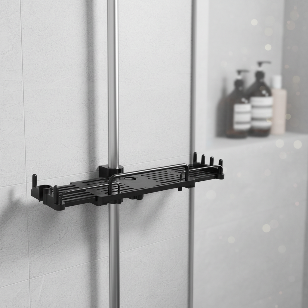 Verstelbaar douche rek