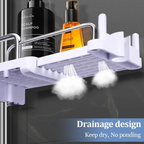 Verstelbaar douche rek