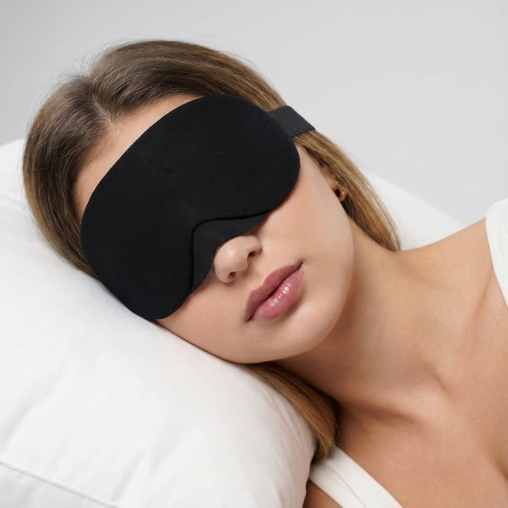 Vijflaags ademend slaapmasker