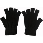 Vingerloze gebreide handschoenen