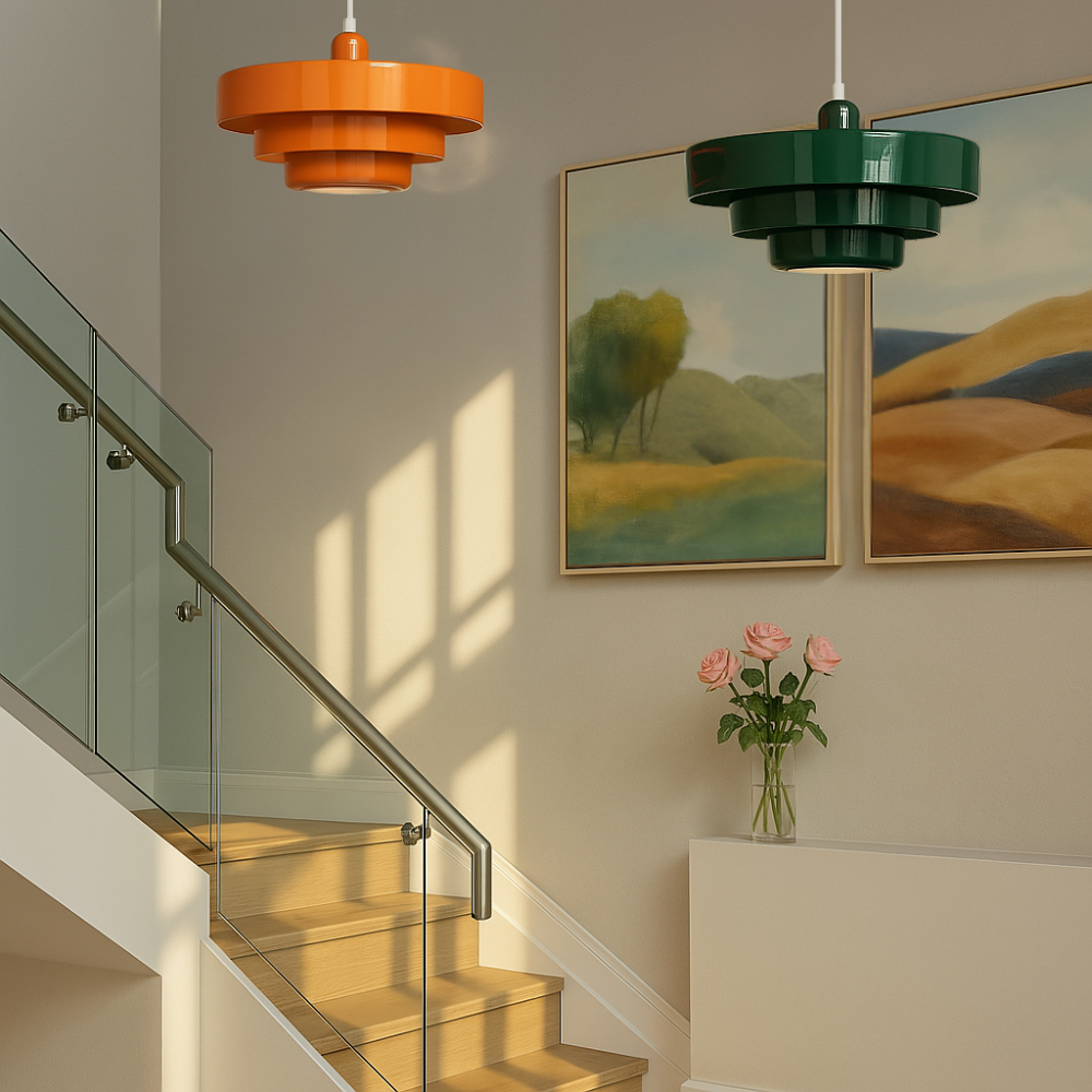 Vintage LED-hanglamp TimelessGlow in industriële stijl