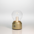 Vintage glazen tafellamp