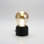 Vintage glazen tafellamp