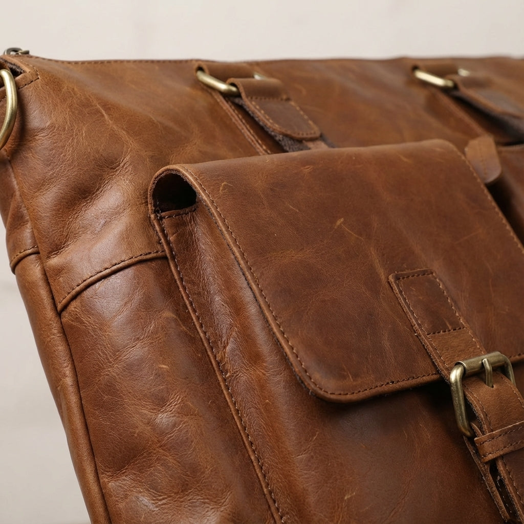 Vintage zakelijke laptoptas