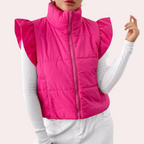 Korte gewatteerde damesbodywarmer
