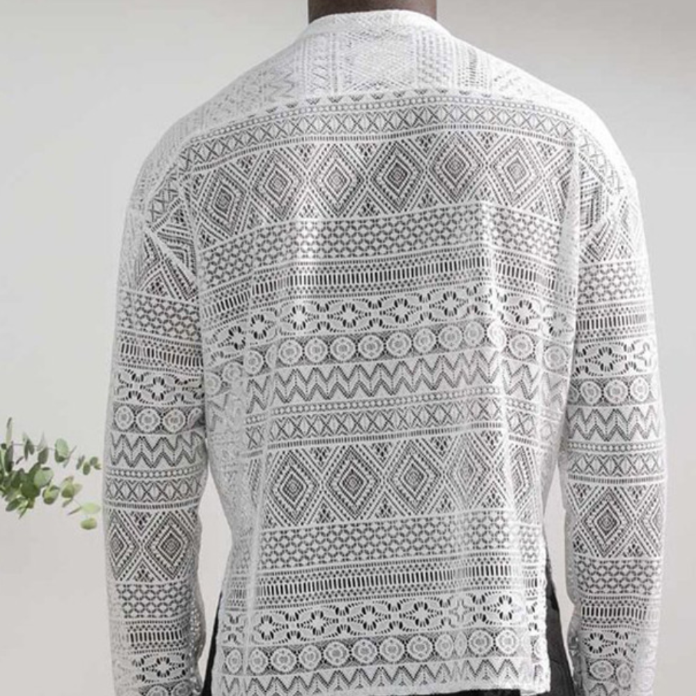 Luchtige kanten zomerset voor heren
