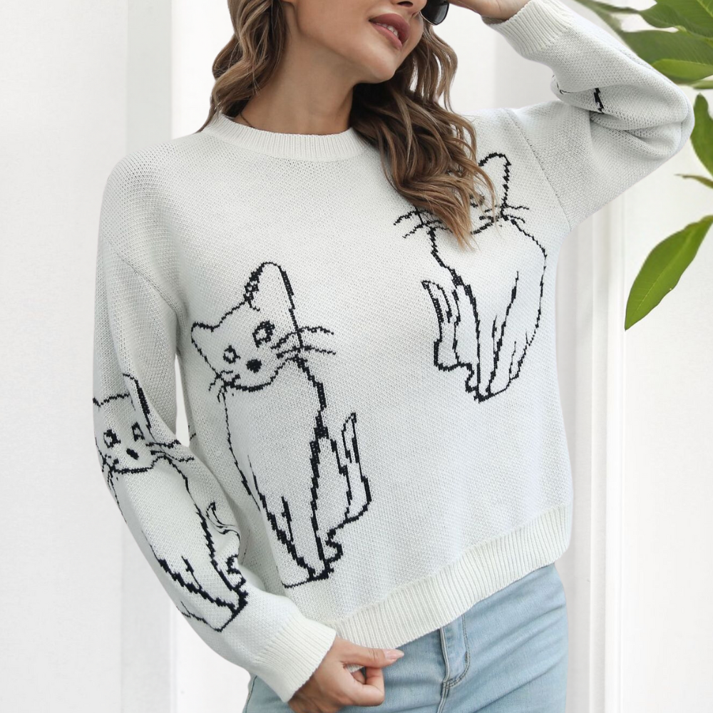 Damestrui met katten Kebell