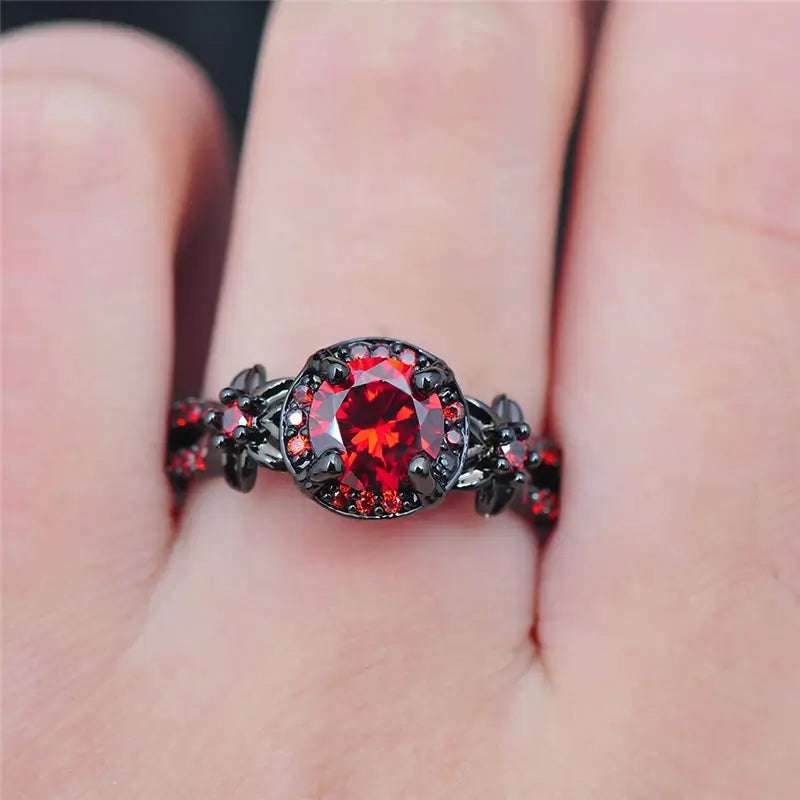 Edelsteen zirkonia ring