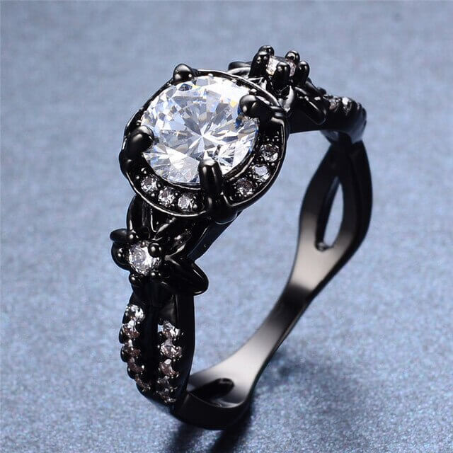 Edelsteen zirkonia ring