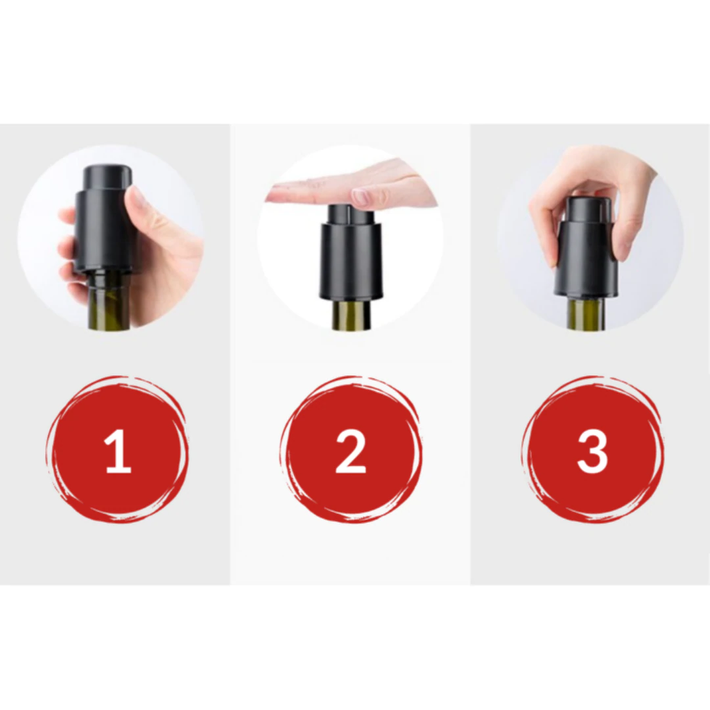 Vacuümstop voor wijnflessen Wine Closer